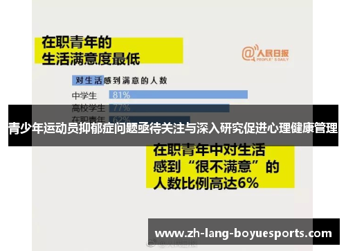 青少年运动员抑郁症问题亟待关注与深入研究促进心理健康管理